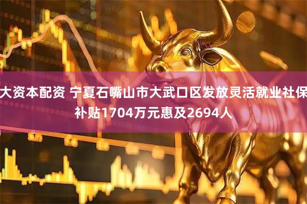 大资本配资 宁夏石嘴山市大武口区发放灵活就业社保补贴1704万元惠及2694人